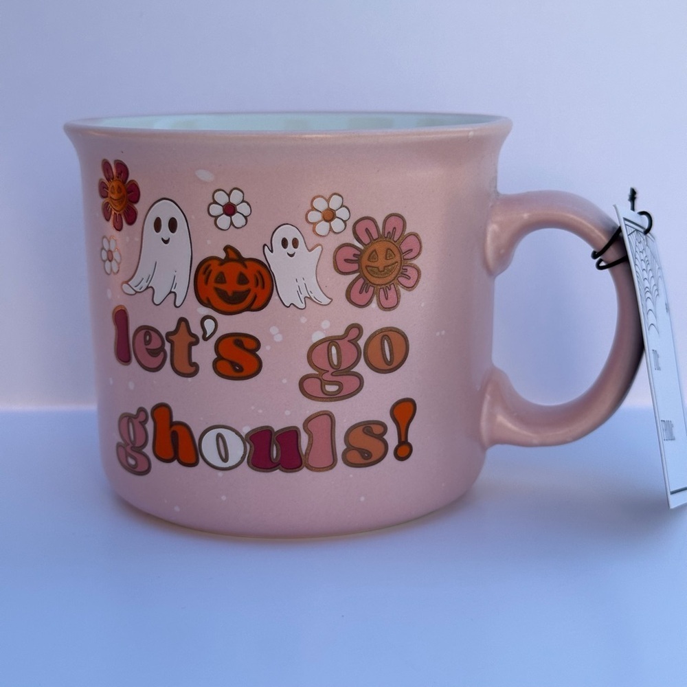 Let's Go Ghouls Pink Halloween Mug-Brand NEW! - Picture 6 of 10